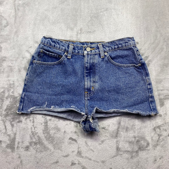 Polo Jeans Co. Ralph Lauren Pants - Polo Jeans Co Denim 2 1/2 RL Shorts High Waist Frayed Hem Size 8 Fits 26"